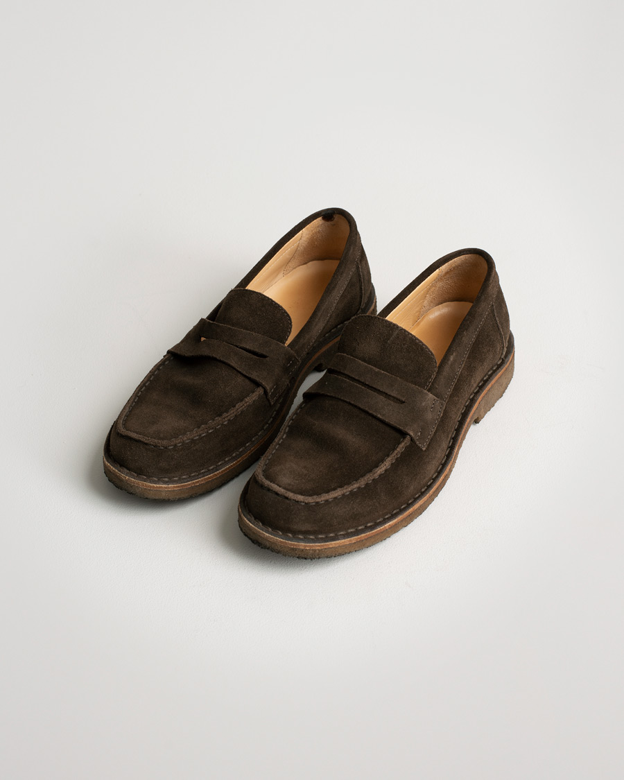 Herr | Astorflex Mokaflex Loafer Dark Brown Suede | Pre-owned | Astorflex Mokaflex Loafer Dark Brown Suede