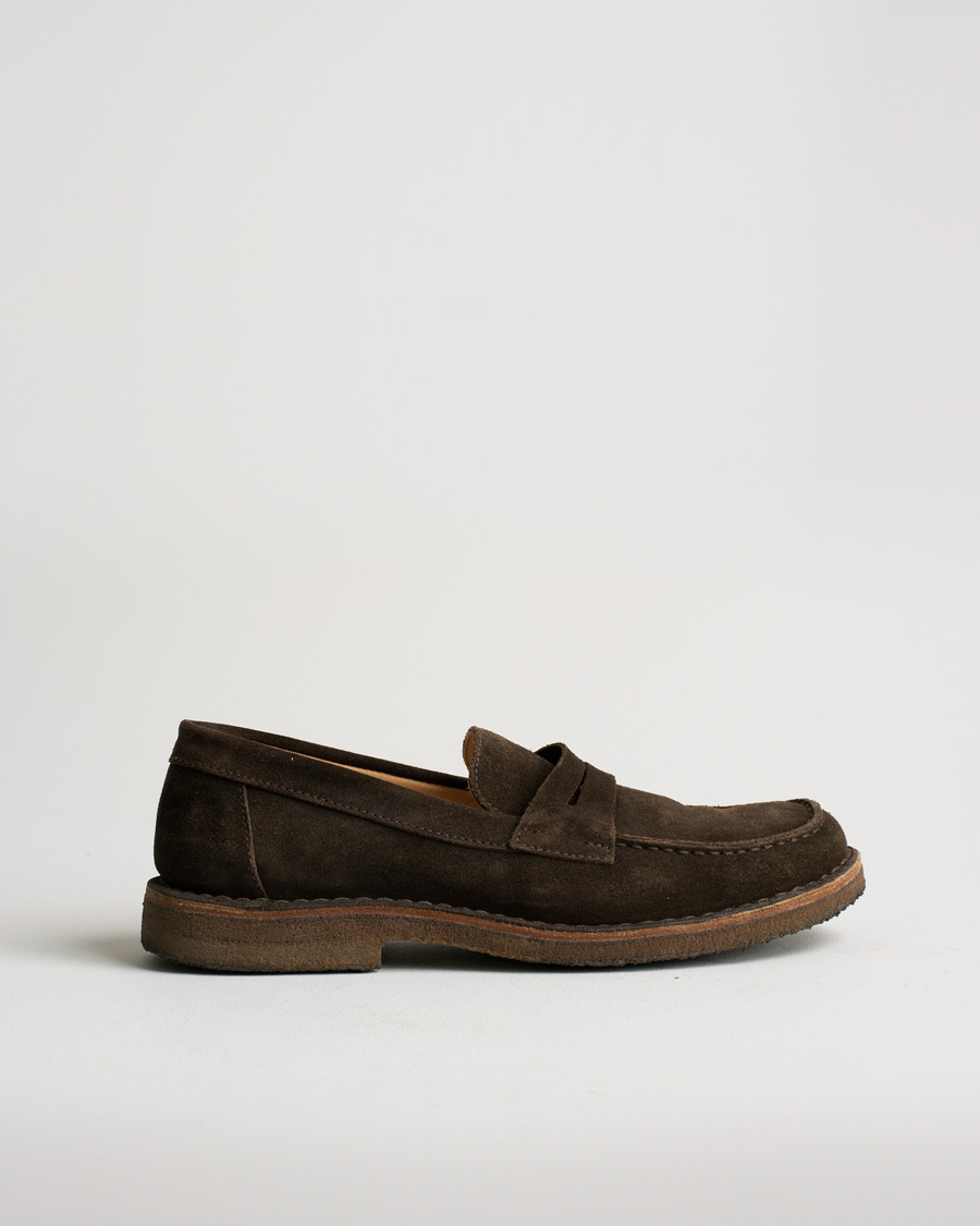 Herr | Astorflex Mokaflex Loafer Dark Brown Suede | Pre-owned | Astorflex Mokaflex Loafer Dark Brown Suede