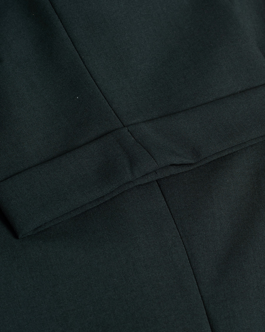Herr | Pre-owned Byxor | Pre-owned | AMI Carrot Fit Wool Trousers Evergreen