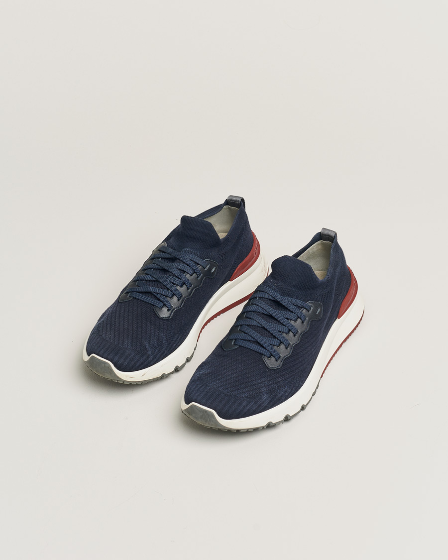 Herr | Brunello Cucinelli Mesh Running Sneakers Navy | Pre-owned | Brunello Cucinelli Mesh Running Sneakers Navy