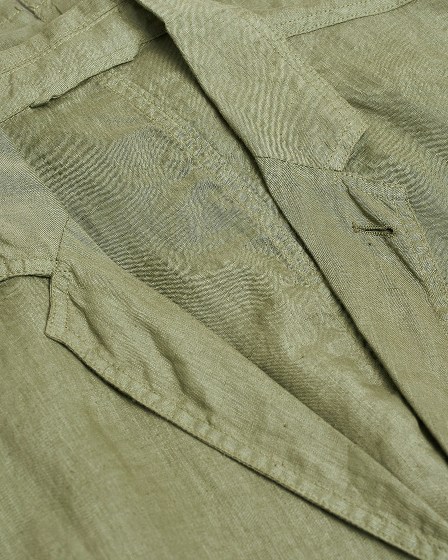 Herr | Kavajer | Pre-owned | Aspesi Samuraki Linen Blazer Military