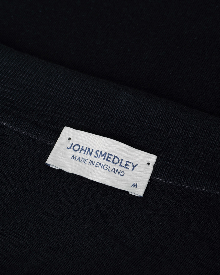 Herr | John Smedley Adrian Slim Fit Sea Island Polo Navy | Pre-owned | John Smedley Adrian Slim Fit Sea Island Polo Navy