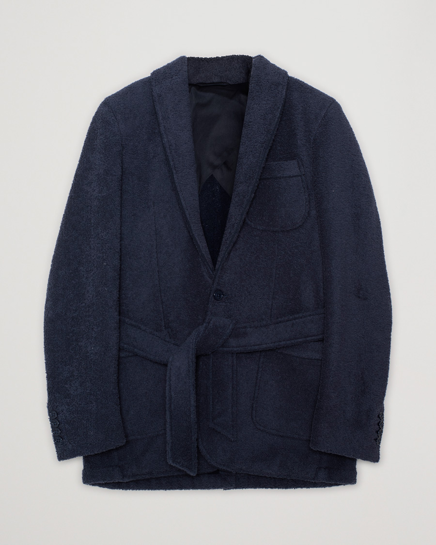 Herr | Tröjor | Pre-owned | Orlebar Brown Darvill Cotton Terry Cardigan Ink