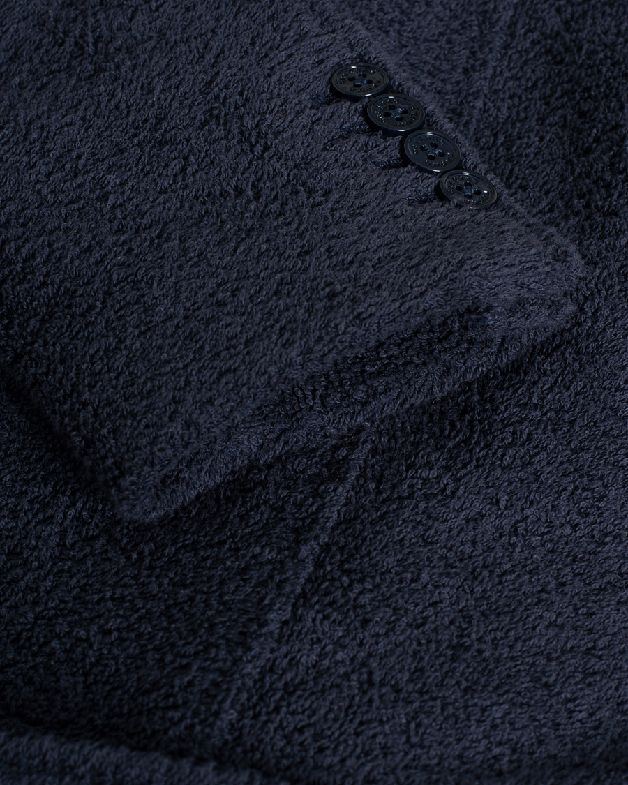 Herr | Tröjor | Pre-owned | Orlebar Brown Darvill Cotton Terry Cardigan Ink