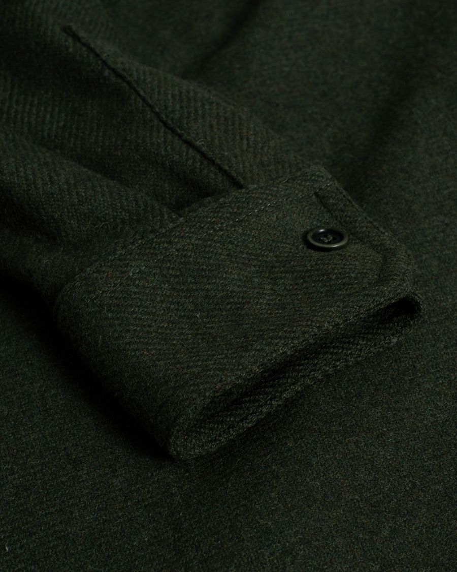 Herr | Care of Carl Pre-owned | Pre-owned | A.P.C. Basile Wool Shirt Jacket Olive