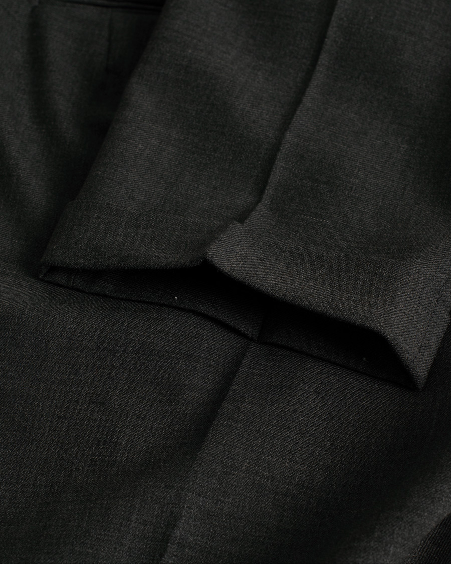 Herr | Berwich Retro Elax Wool Trousers Dark Grey 46 | Pre-owned | Berwich Retro Elax Wool Trousers Dark Grey 46