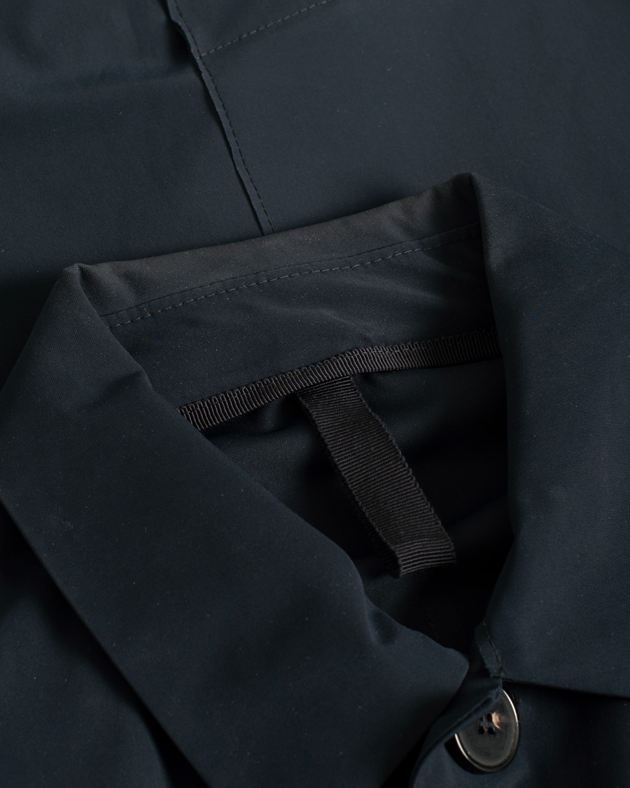 Herr | Harris Wharf London Light Technic Mac Coat Dark Blue | Pre-owned | Harris Wharf London Light Technic Mac Coat Dark Blue