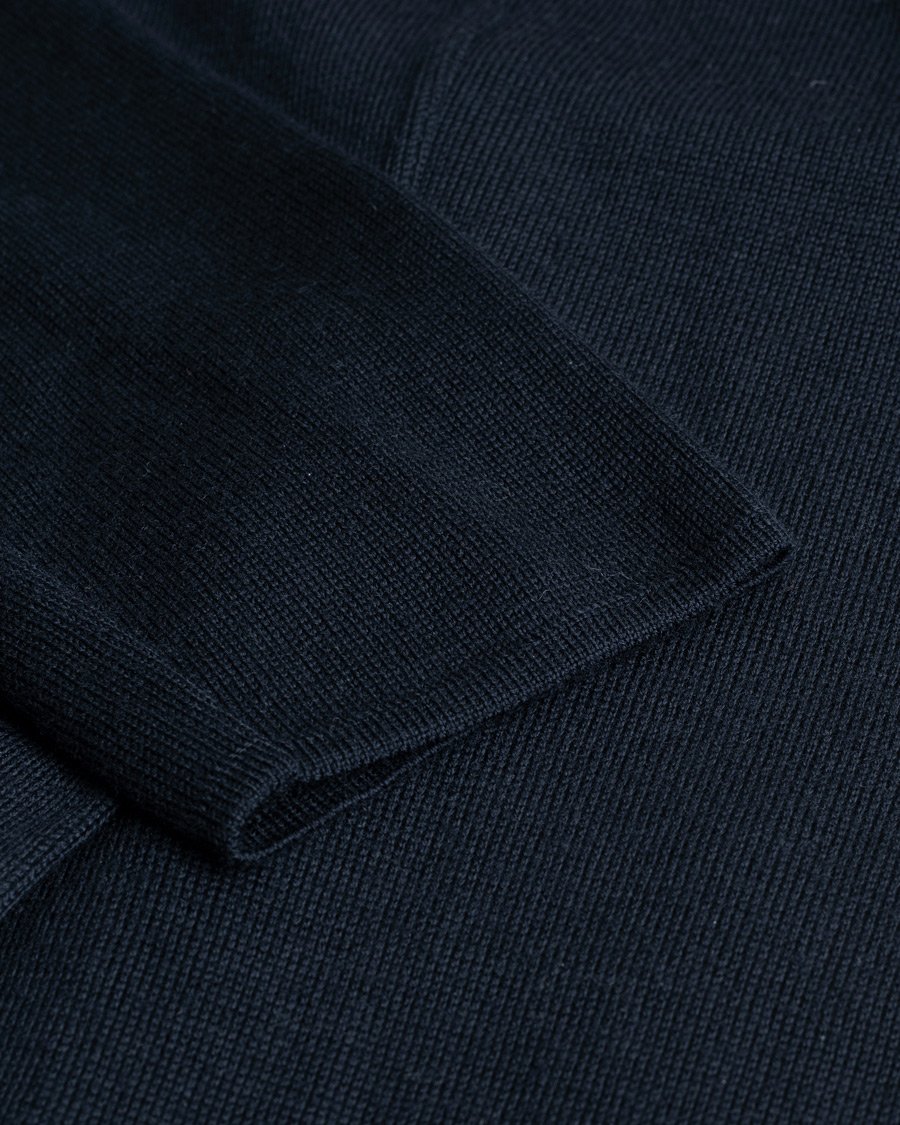 Herr | Lardini Knitted Wool Blazer Navy S | Pre-owned | Lardini Knitted Wool Blazer Navy S