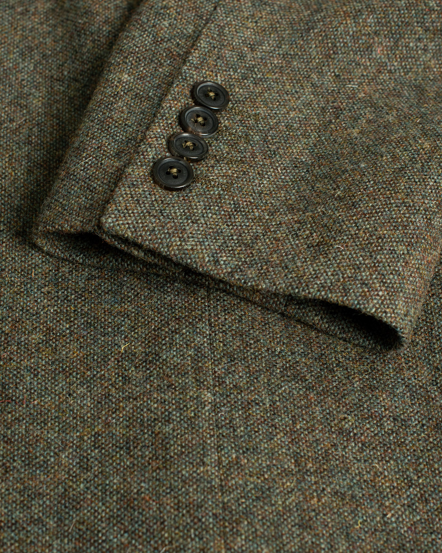 Herr | Walker Slater William Shetland Tweed Jacket Moss Donegal 56 | Pre-owned | Walker Slater William Shetland Tweed Jacket Moss Donegal 56