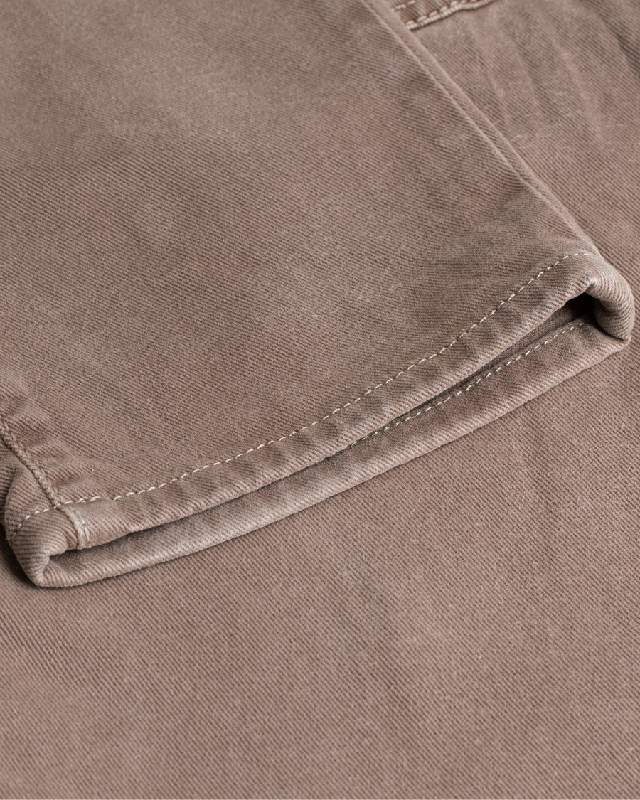 Herr | Pre-owned Byxor | Pre-owned | Jacob Cohën Bard Garment Dyed Gabardine Trousers Khaki W32