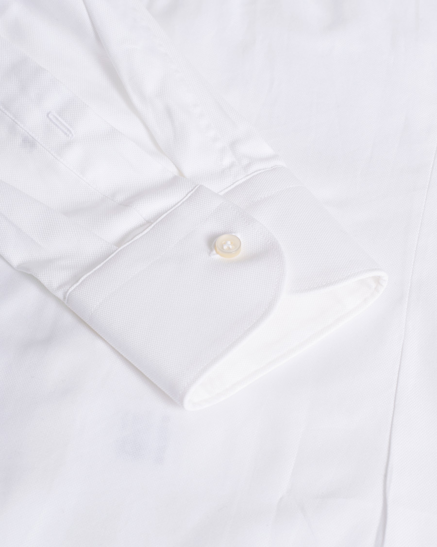 Herr | Rose & Born Pinpoint Oxford Shirt White 45 - XXL | Pre-owned | Rose & Born Pinpoint Oxford Shirt White 45 - XXL