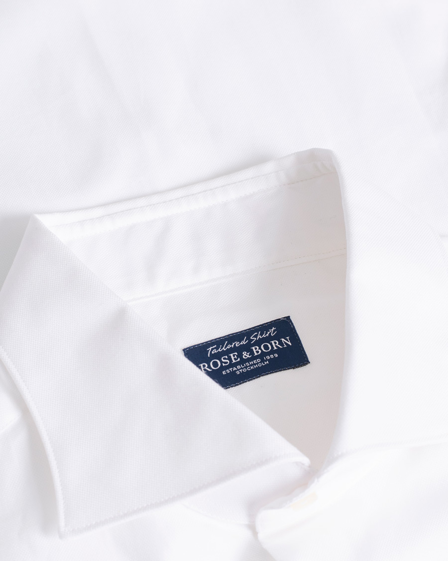 Herr | Pre-owned Skjortor | Pre-owned | Rose & Born Pinpoint Oxford Shirt White 45 - XXL