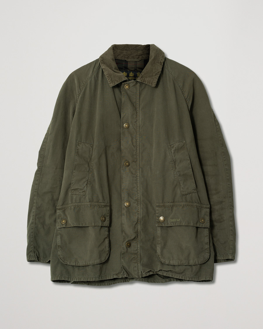 Herr | Barbour Lifestyle Ashby Casual Jacket Olive | Pre-owned | Barbour Lifestyle Ashby Casual Jacket Olive