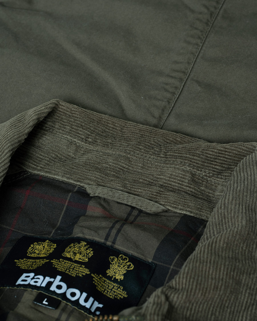 Herr | Barbour Lifestyle Ashby Casual Jacket Olive | Pre-owned | Barbour Lifestyle Ashby Casual Jacket Olive