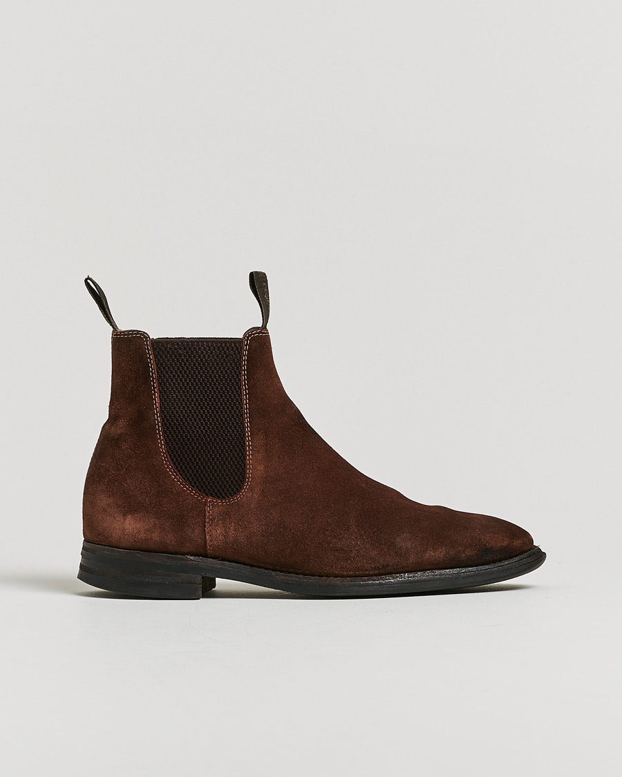 Herr | Loake 1880 Chatsworth Chelsea Boot Brown Suede UK6,5 - EU40,5 | Pre-owned | Loake 1880 Chatsworth Chelsea Boot Brown Suede UK6,5 - EU40,5