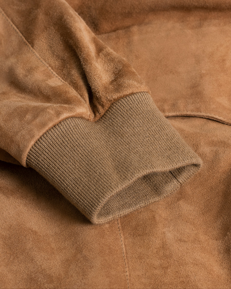 Herr | Care of Carl Pre-owned | Pre-owned | Baracuta G9 Suede Jacket Tobacco
