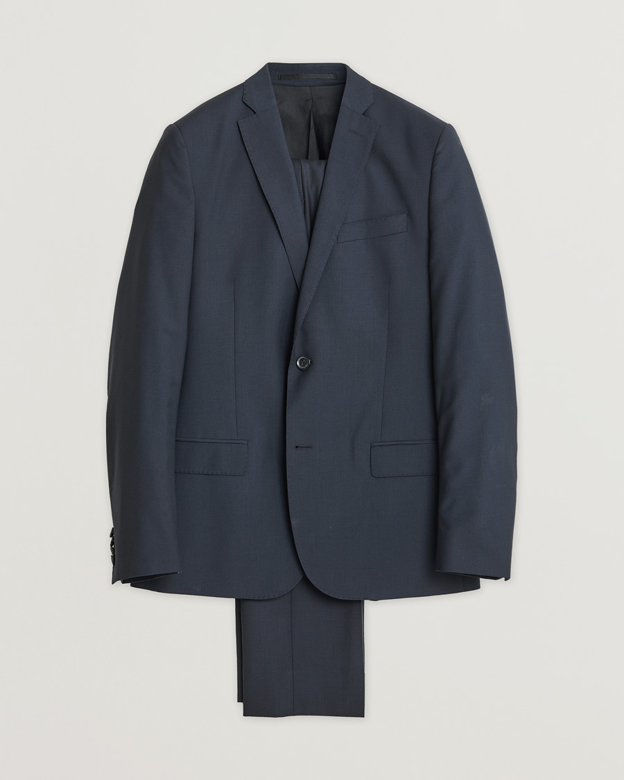 Herr | Pre-owned Kostymer | Pre-owned | J.Lindeberg Hopper Dressed Wool Suit Navy 50