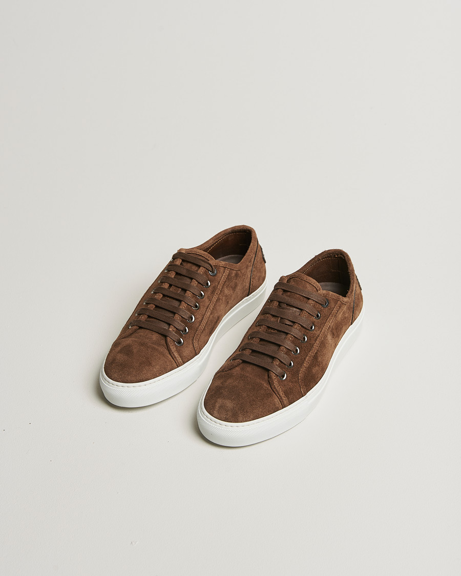 Herr | Brioni Casetta Suede Sneakers Brown | Pre-owned | Brioni Casetta Suede Sneakers Brown