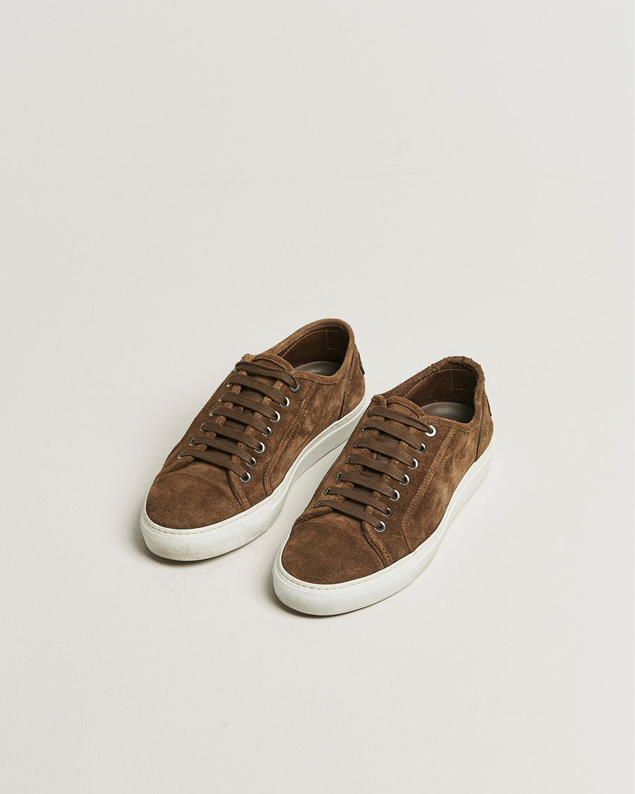 Herr | Brioni Casetta Suede Sneakers Brown | Pre-owned | Brioni Casetta Suede Sneakers Brown