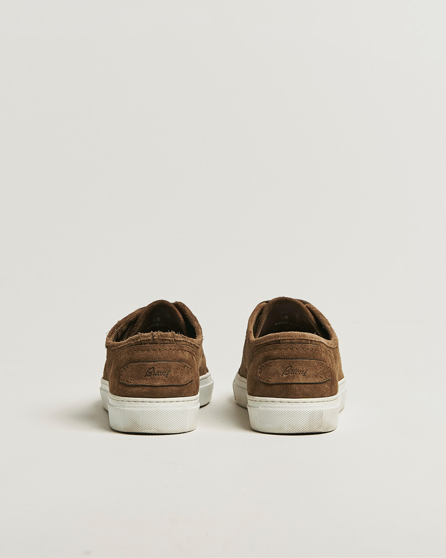 Herr | Brioni Casetta Suede Sneakers Brown | Pre-owned | Brioni Casetta Suede Sneakers Brown