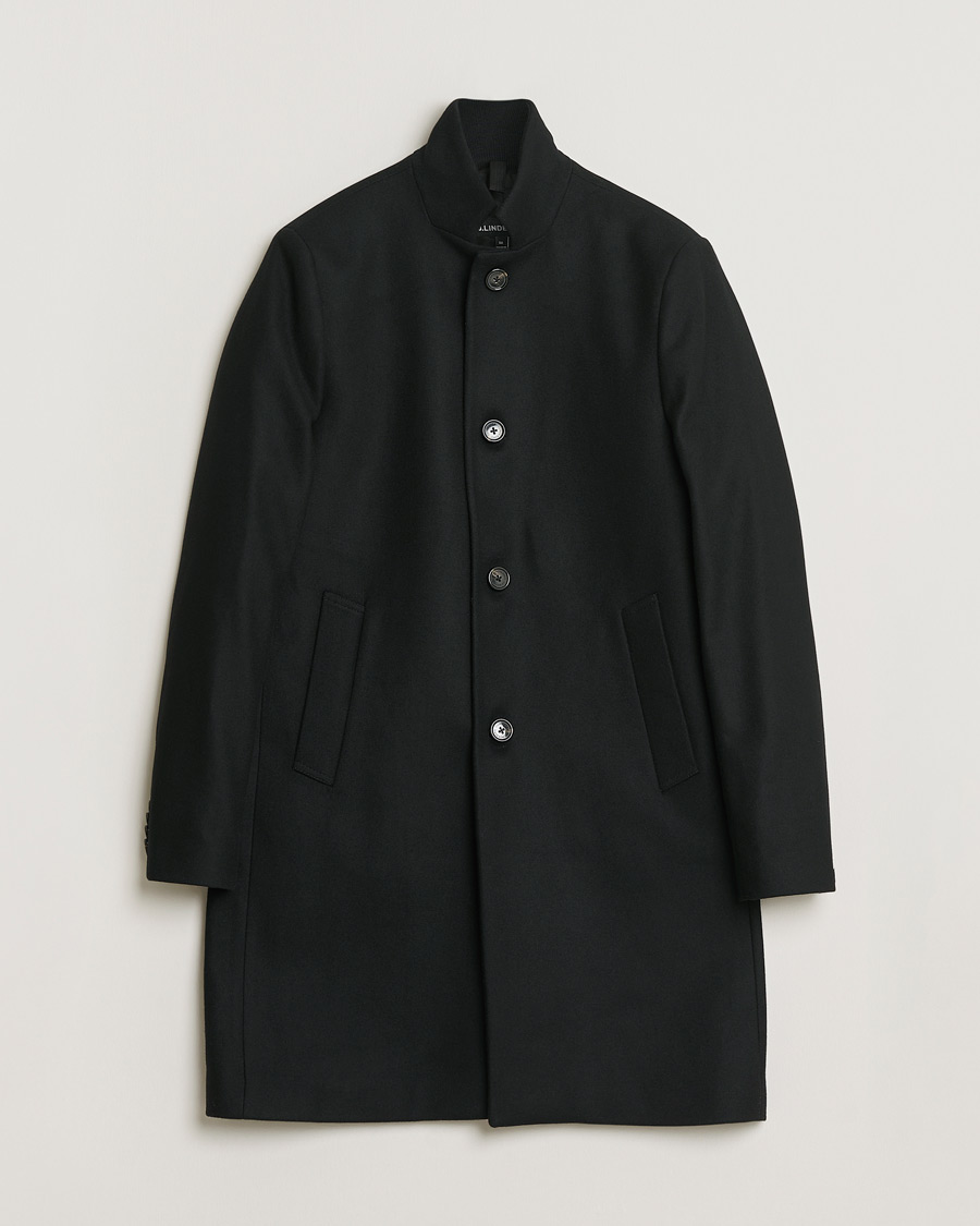 Herr | Pre-owned Jackor | Pre-owned | J.Lindeberg Holger 2.0 Melton Coat Black 50