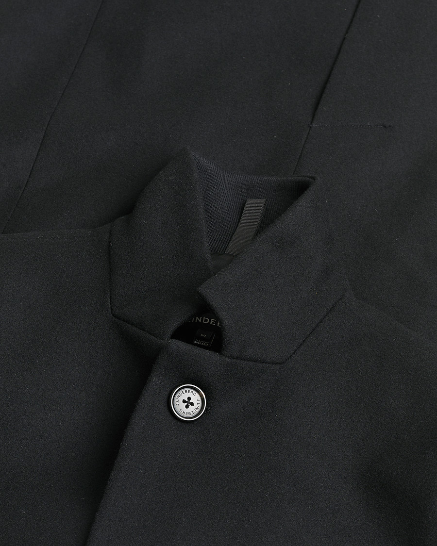 Herr | Pre-owned Jackor | Pre-owned | J.Lindeberg Holger 2.0 Melton Coat Black 50