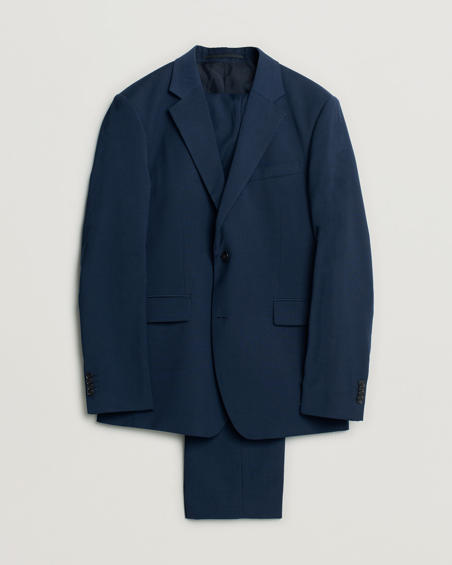 Herr | Tiger of Sweden Justin/Tenuta Wool Suit Navy 50 | Pre-owned | Tiger of Sweden Justin/Tenuta Wool Suit Navy 50