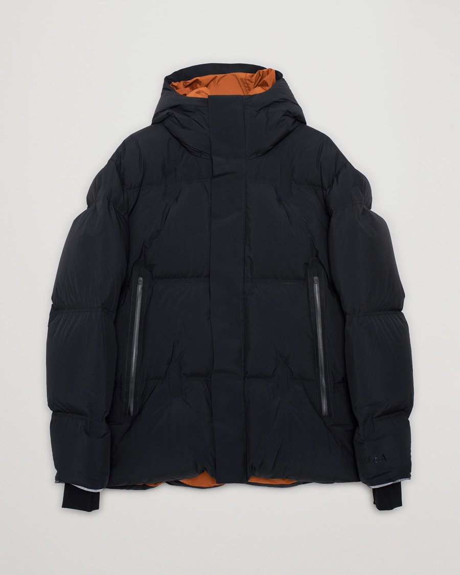 Herr | Jackor | Pre-owned | Zegna Laminated Down Jacket Black