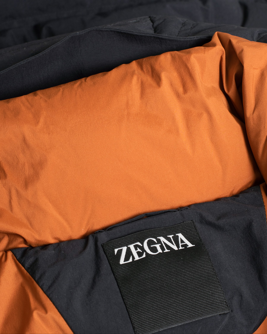 Herr | Jackor | Pre-owned | Zegna Laminated Down Jacket Black