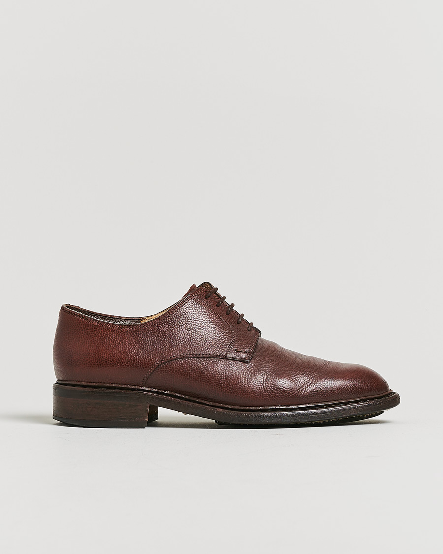 Herr | Pre-owned Randsydda skor | Pre-owned | Paraboot Grained Leather Derby Dark Brown UK8 - EU42