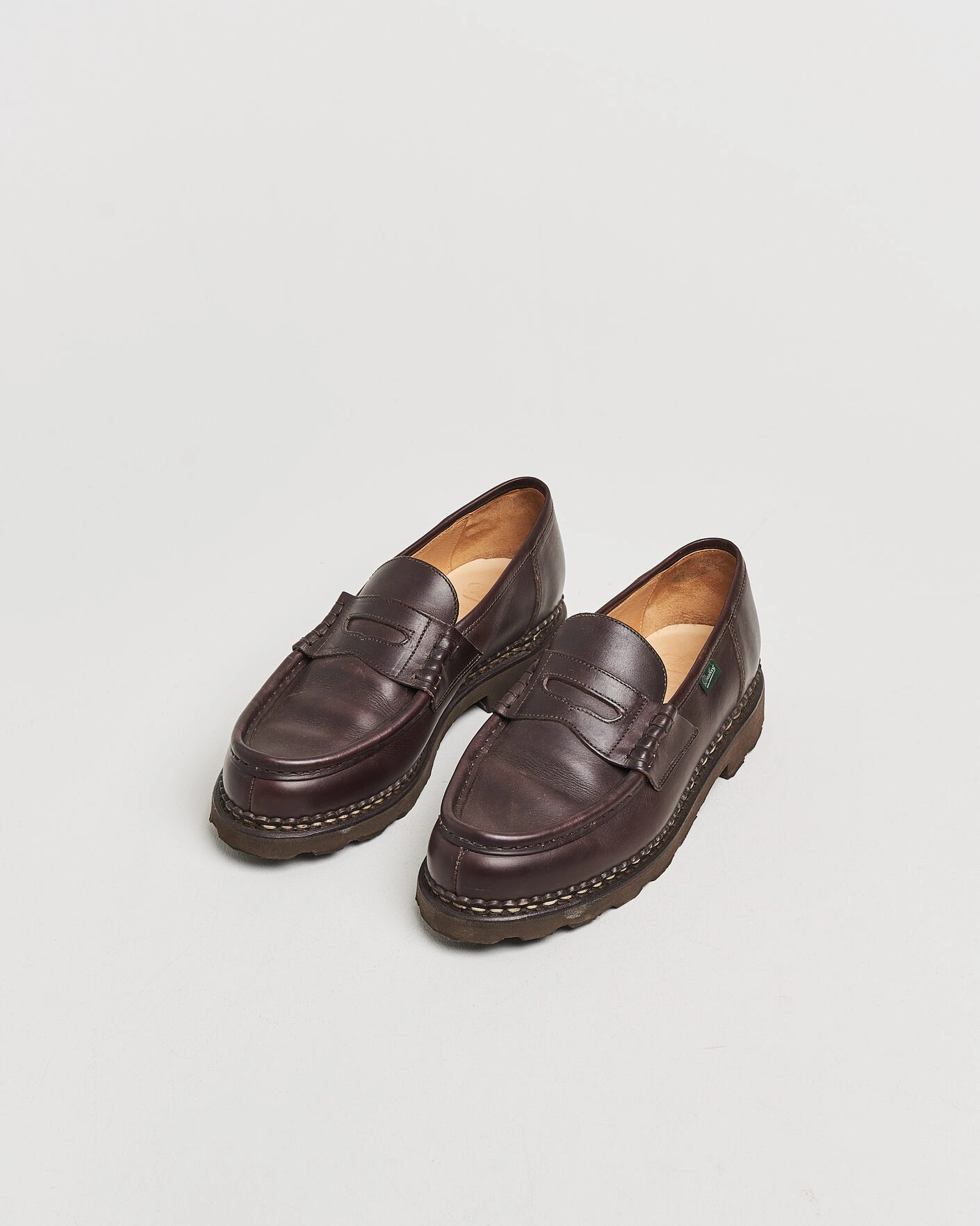 Herr | Pre-owned Randsydda skor | Pre-owned | Paraboot Reims Loafer Cafe UK8,5 - EU42,5