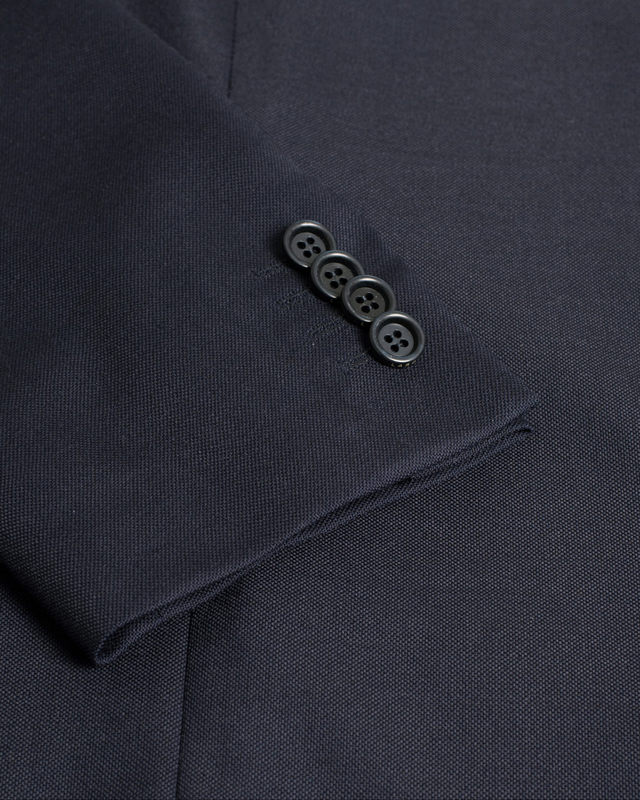 Herr | Lardini Patch Pocket Wool Blazer Navy | Pre-owned | Lardini Patch Pocket Wool Blazer Navy