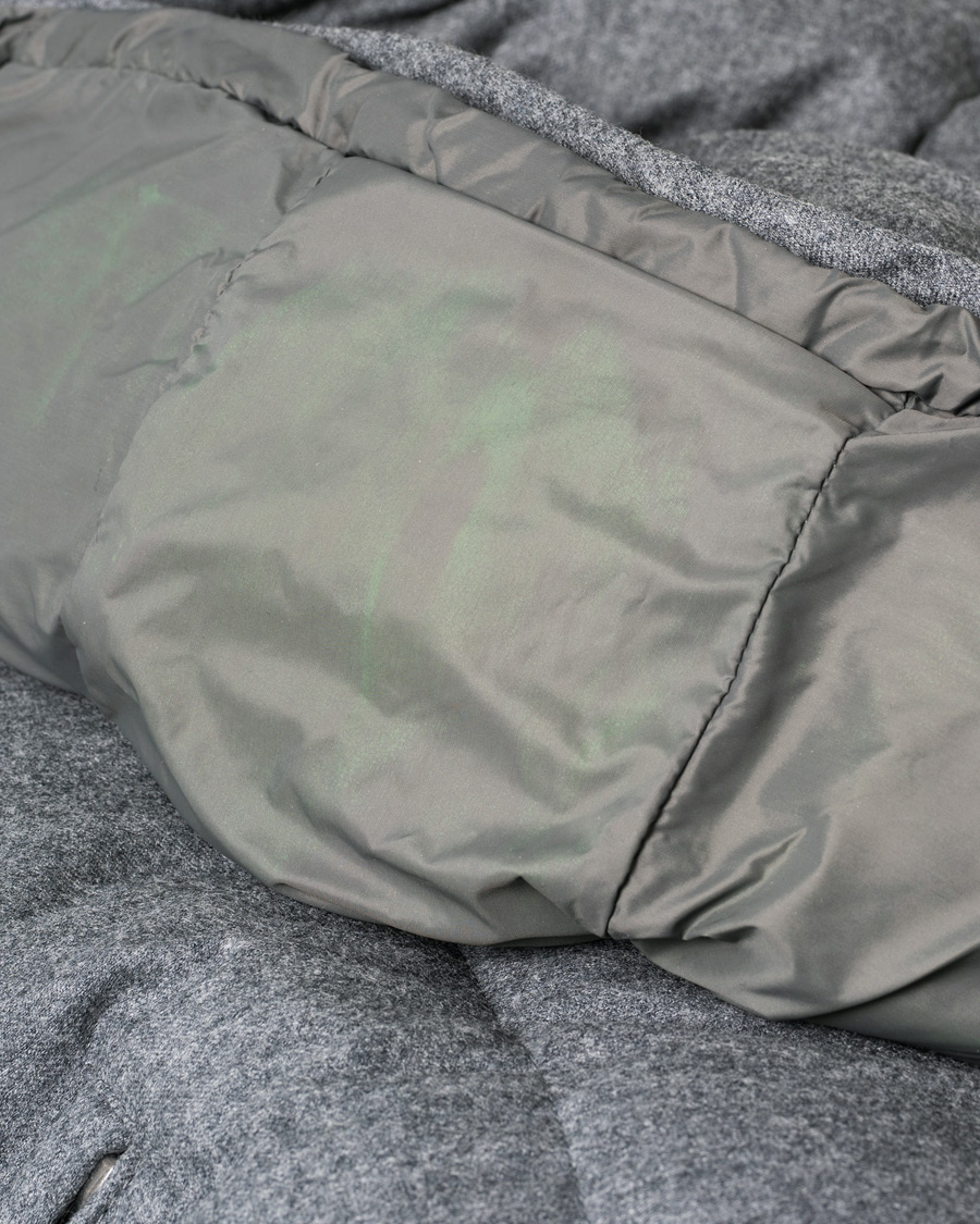 Herr | Jackor | Pre-owned | Moncler Montgenevre Flannel Down Jacket Grey Melange