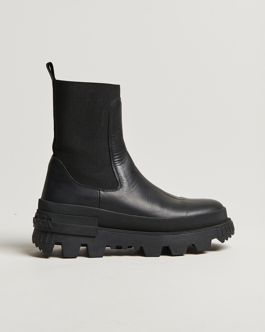 Herr | Moncler Neue Chelsea Boots Black 42 | Pre-owned | Moncler Neue Chelsea Boots Black 42