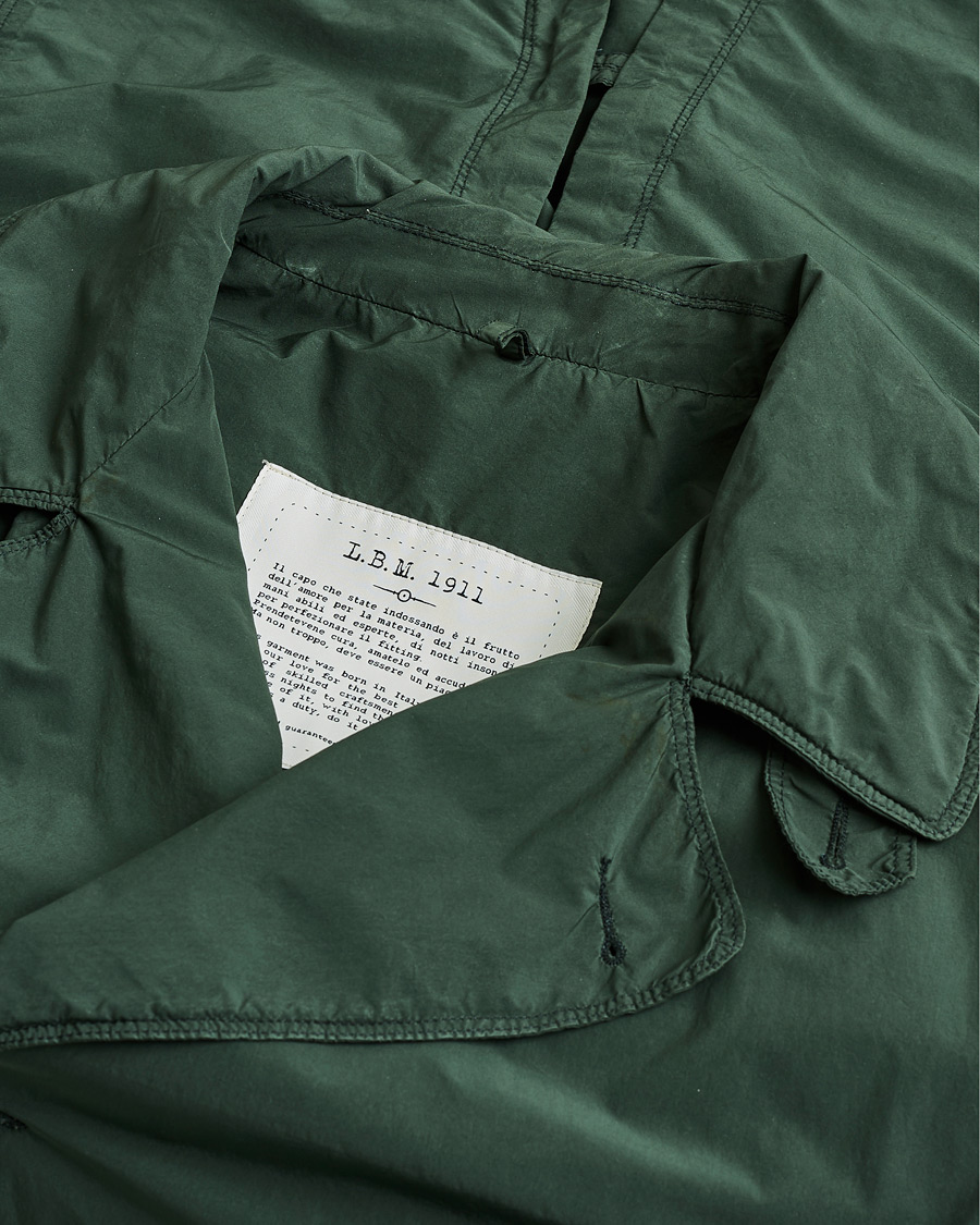 Herr | L.B.M. 1911 Water Repellent Trench Green 52 | Pre-owned | L.B.M. 1911 Water Repellent Trench Green 52