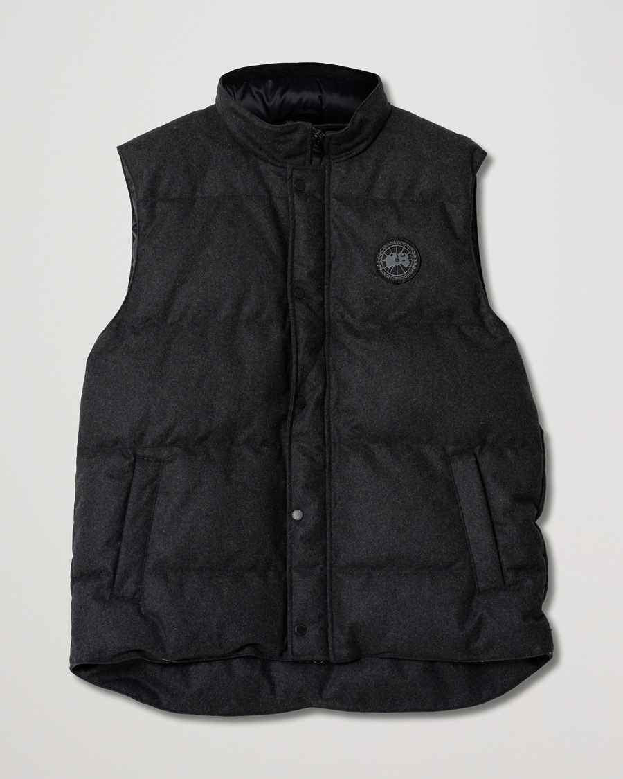 Herr | Canada Goose Garson Wool Vest Carbon Melange | Pre-owned | Canada Goose Garson Wool Vest Carbon Melange