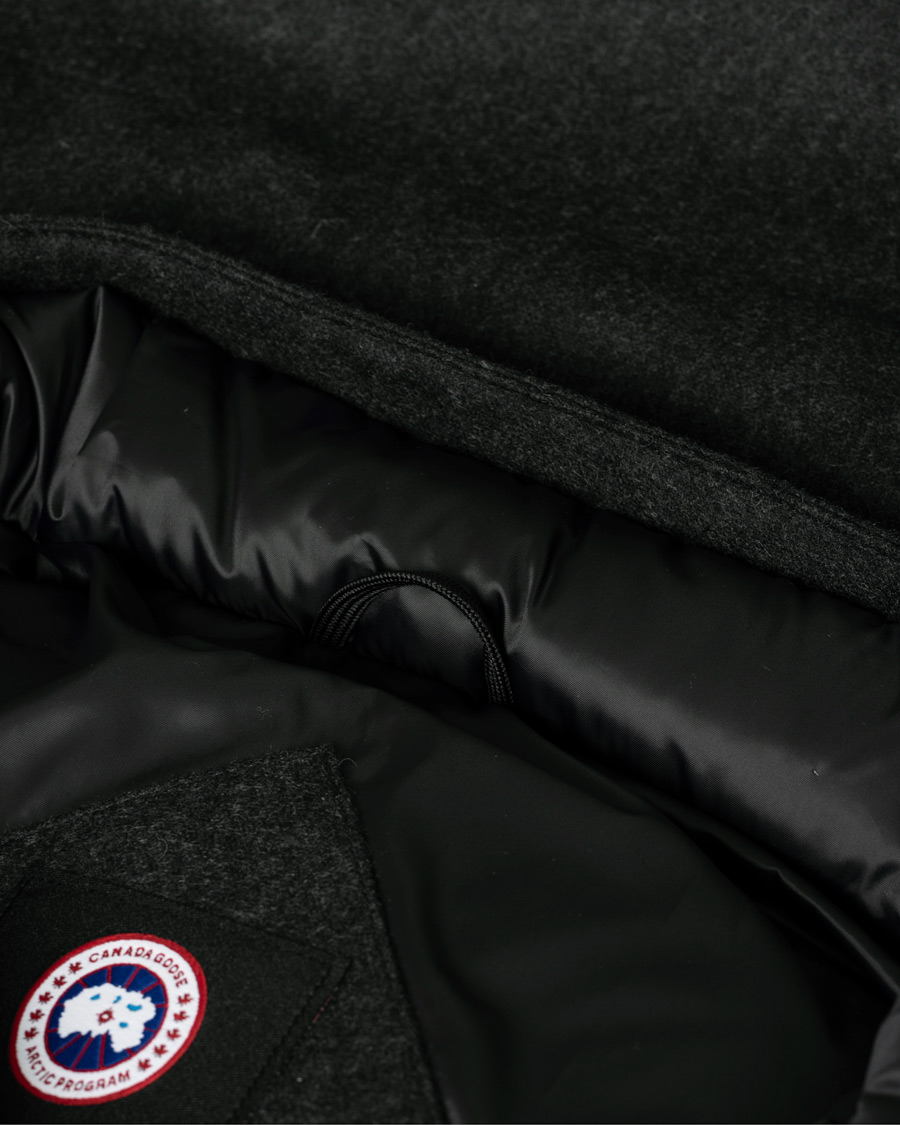 Herr | Canada Goose Garson Wool Vest Carbon Melange | Pre-owned | Canada Goose Garson Wool Vest Carbon Melange