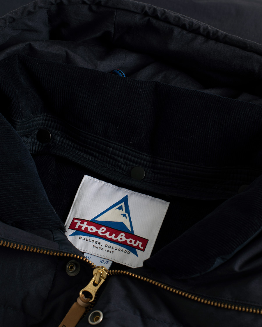 Herr | Holubar Crinkle Jacket Dark Blue | Pre-owned | Holubar Crinkle Jacket Dark Blue