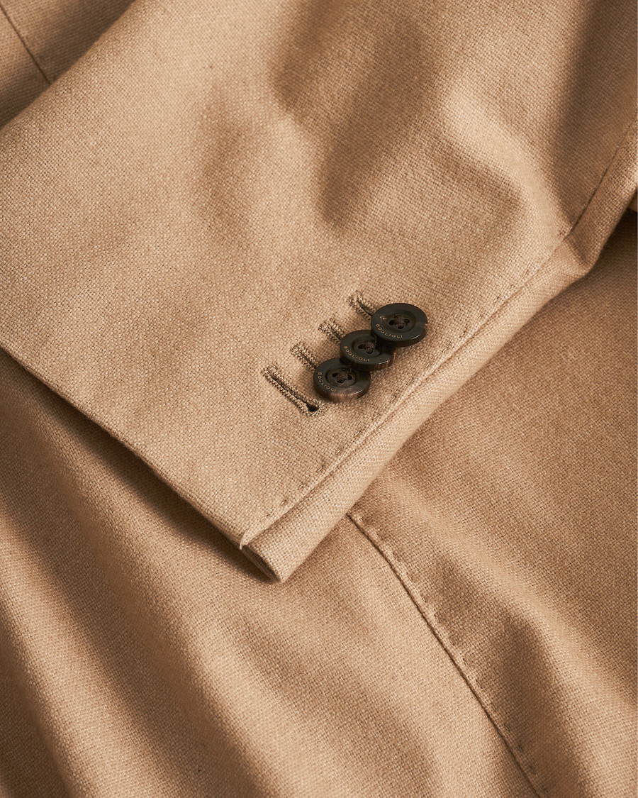 Herr | Boglioli K Jacket Dyed Flannel Blazer Beige | Pre-owned | Boglioli K Jacket Dyed Flannel Blazer Beige