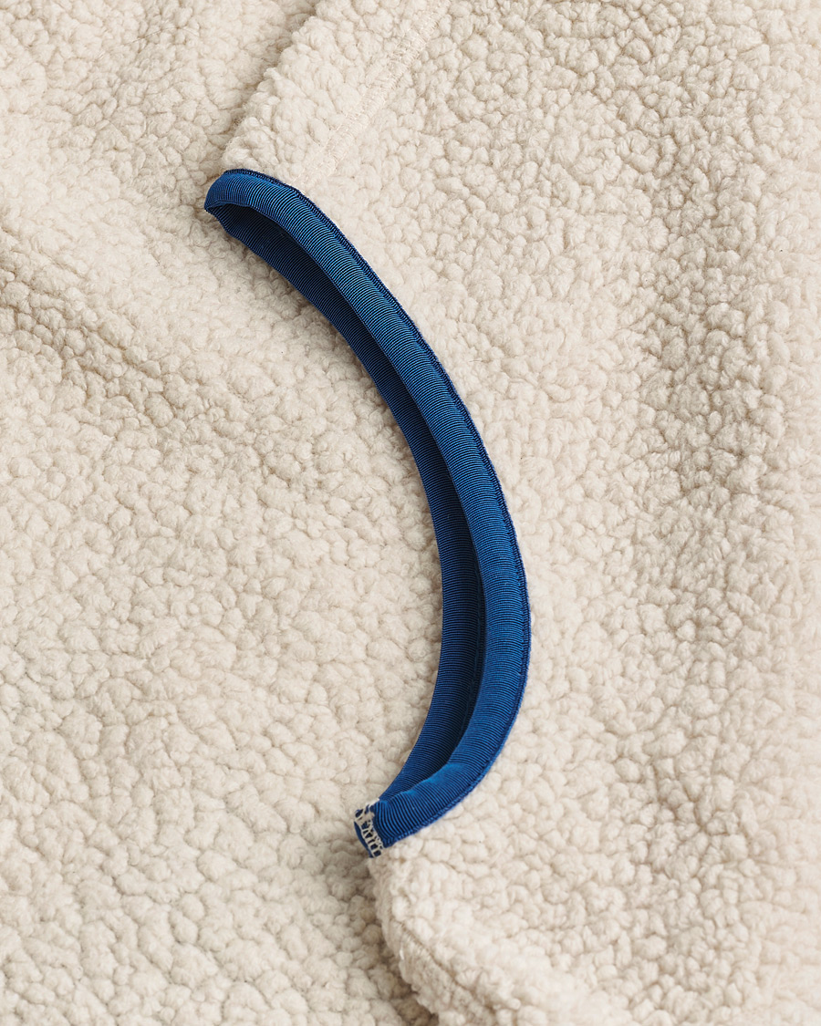 Herr | Pre-owned Jackor | Pre-owned | Drake's Zip Through Fleece Vest Ecru S