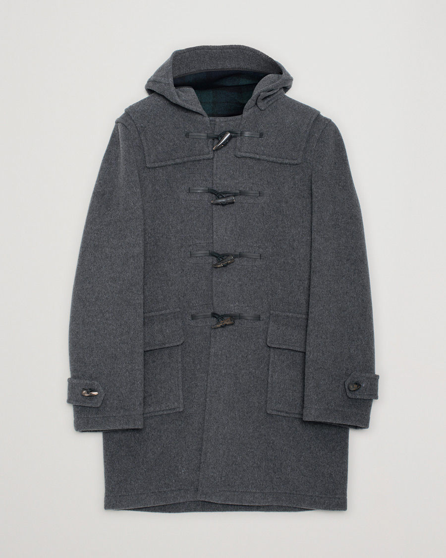 Herr | Jackor | Pre-owned | Gloverall Morris Duffle Coat Grey/Blackwatch