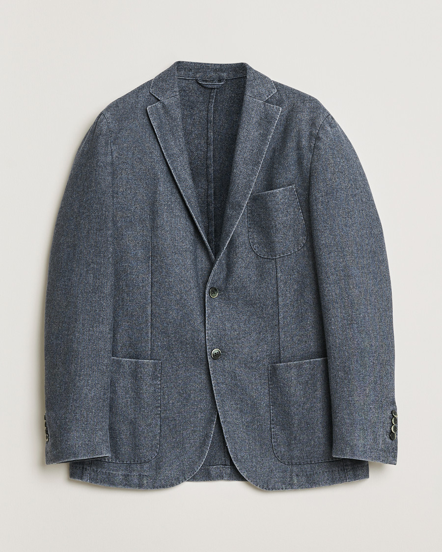 Herr | Pre-owned Kavajer | Pre-owned | L.B.M. 1911 Wool Blazer Washed Blue 52