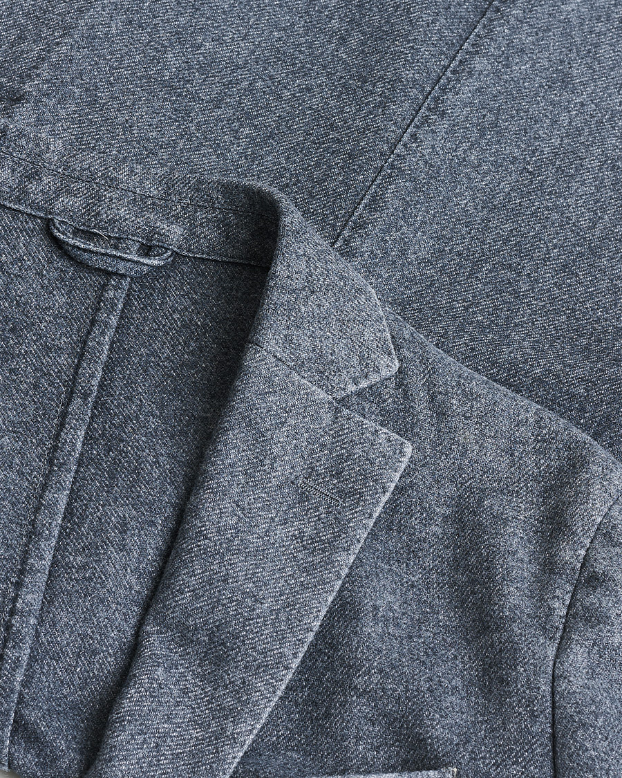 Herr | Pre-owned Kavajer | Pre-owned | L.B.M. 1911 Wool Blazer Washed Blue 52