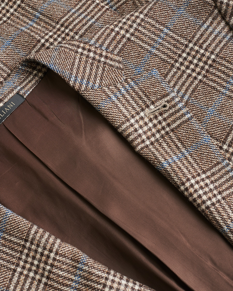 Herr | Pre-owned Kavajer | Pre-owned | Corneliani Check Wool Blazer Brown 52