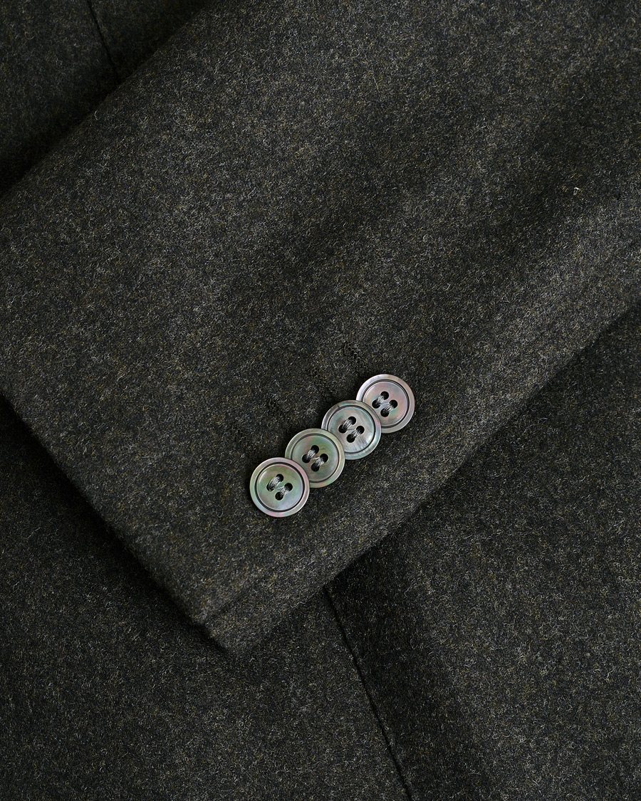 Herr | Pre-owned Kavajer | Pre-owned | Oscar Jacobson Edgar Wool Flannel Blazer Brown 44