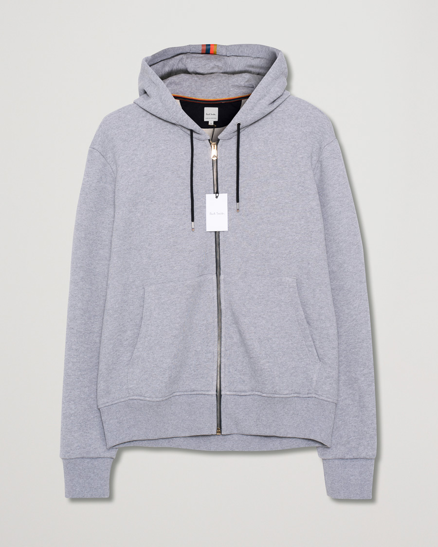 Herr | Paul Smith Hooded Zip Sweatshirt Grey | Pre-owned | Paul Smith Hooded Zip Sweatshirt Grey