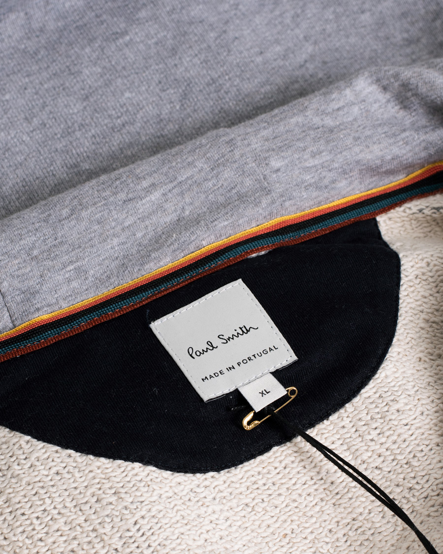 Herr | Paul Smith Hooded Zip Sweatshirt Grey | Pre-owned | Paul Smith Hooded Zip Sweatshirt Grey