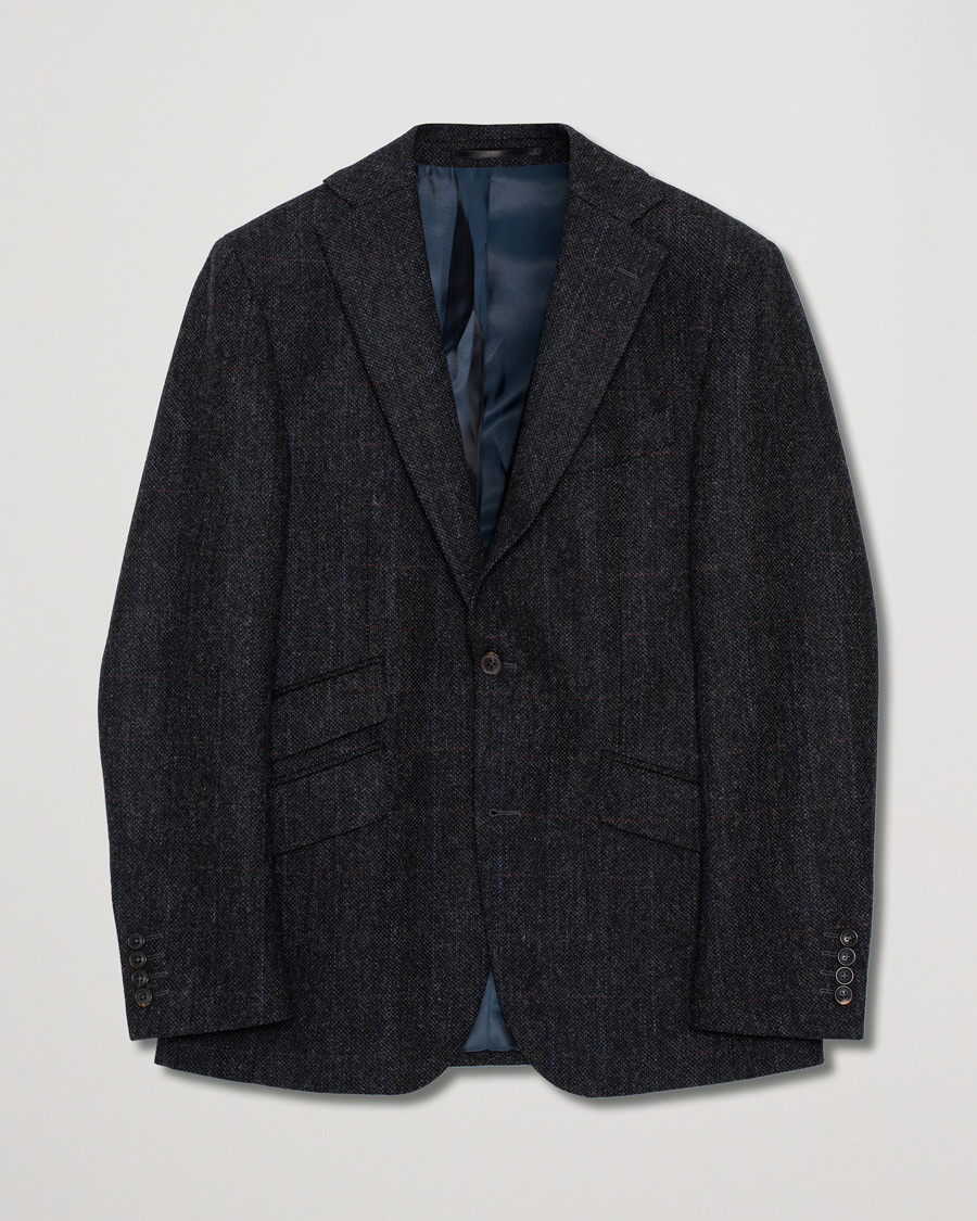 Herr | Walker Slater Edward Lambswool Tweed Blazer Grey | Pre-owned | Walker Slater Edward Lambswool Tweed Blazer Grey