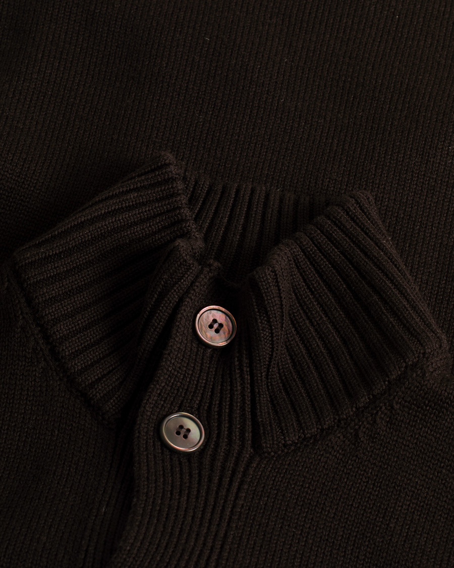 Herr | Tröjor | Pre-owned | Gran Sasso Wool Cardigan Brown 48