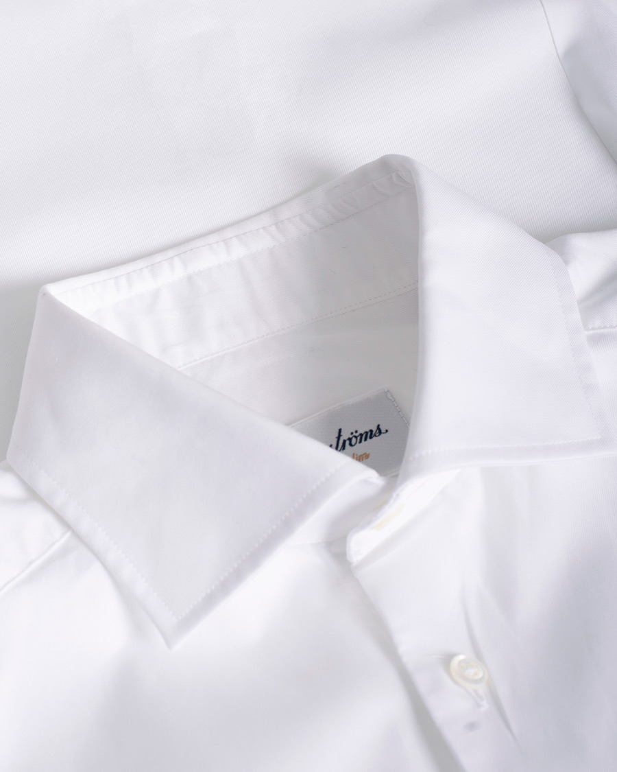 Herr | Stenströms Superslim Plain Shirt White 36 - XS | Pre-owned | Stenströms Superslim Plain Shirt White 36 - XS